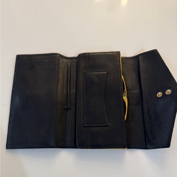 MCM Vintage Visetos Black and White Women's Wallet/Check Register - Picture 12 of 15